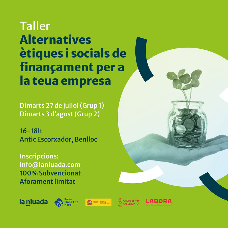Taller: Alternativas �ticas y sociales de financiaci�n para tu empresa