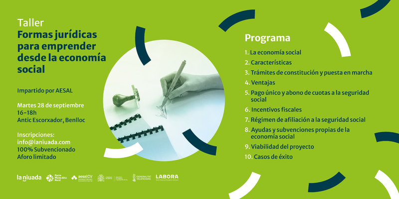 Taller: Formas jur�dicas para emprender desde la economia social