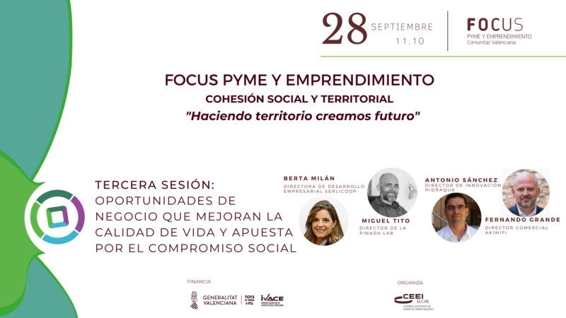 Oportunidades de negocio que mejoran la calidad de vida y apuestan por el compromiso social.[;;;][;;;]