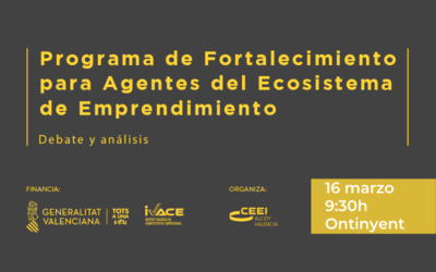 Debate y an�lisis. Programa de Fortalecimiento para Agentes del Ecosistema Emprendimiento 2022
