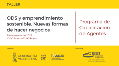 Taller: ODS y emprendimiento sostenible. Nuevas formas de hacer negocios