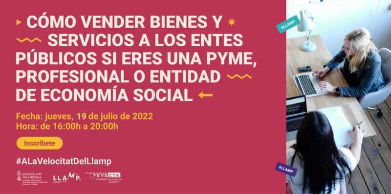 Curso Llamp Ames y Aceleración 3i: Cómo vender bienes y servicios a los Entes Públicos