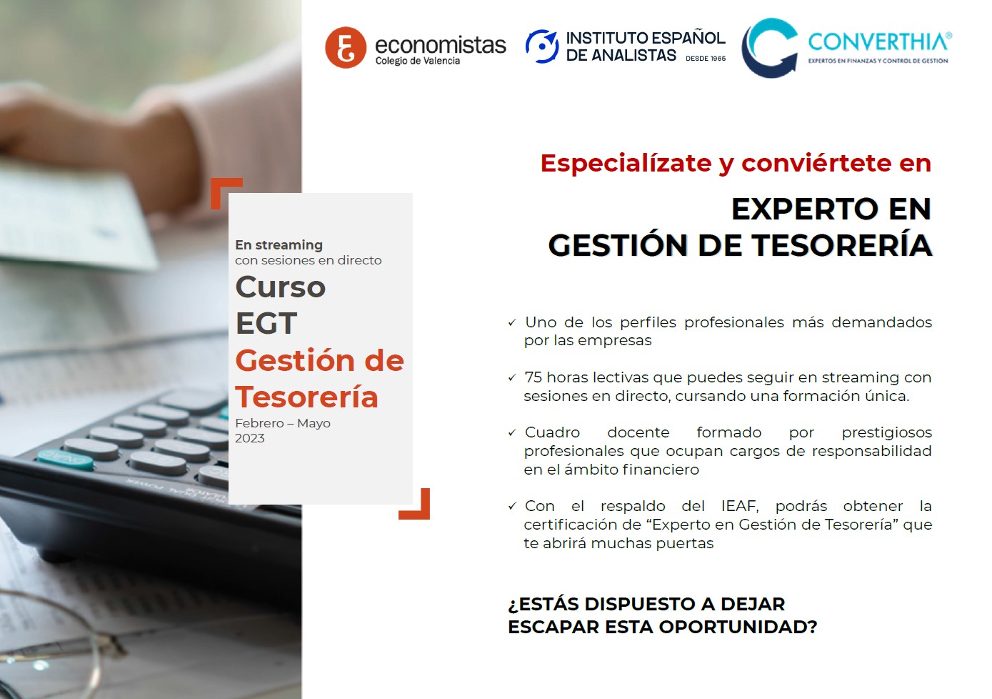Curso EGT. Gesti�n de Tesorer�a