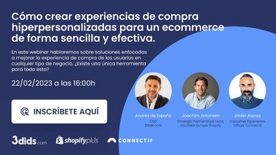 Webinar "C�mo crear experiencias de compra hiperpersonalizadas para un ecommerce de forma sencilla y efectiva"