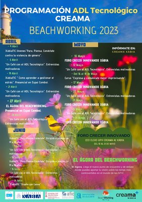 El �gora del Beachworking, las X�biaTIC para j�venes y el Foro Crecer Innovando, novedades de la nueva programacion.