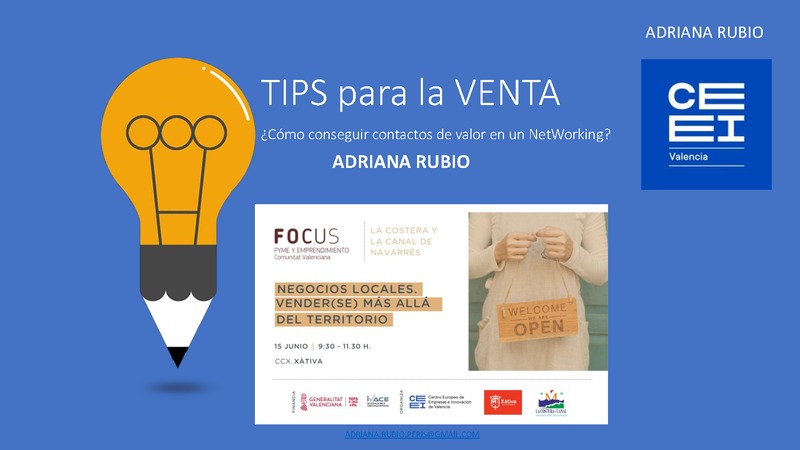 Tips para vender(se) y conseguir contactos de valor en un networking