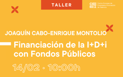 Taller Aprende a financiar tu I+D+i con fondos p�blicos