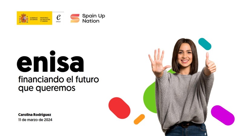 Presentaci�n ENISA "Beneficios de la certificaci�n Startup ENISA" (Portada)