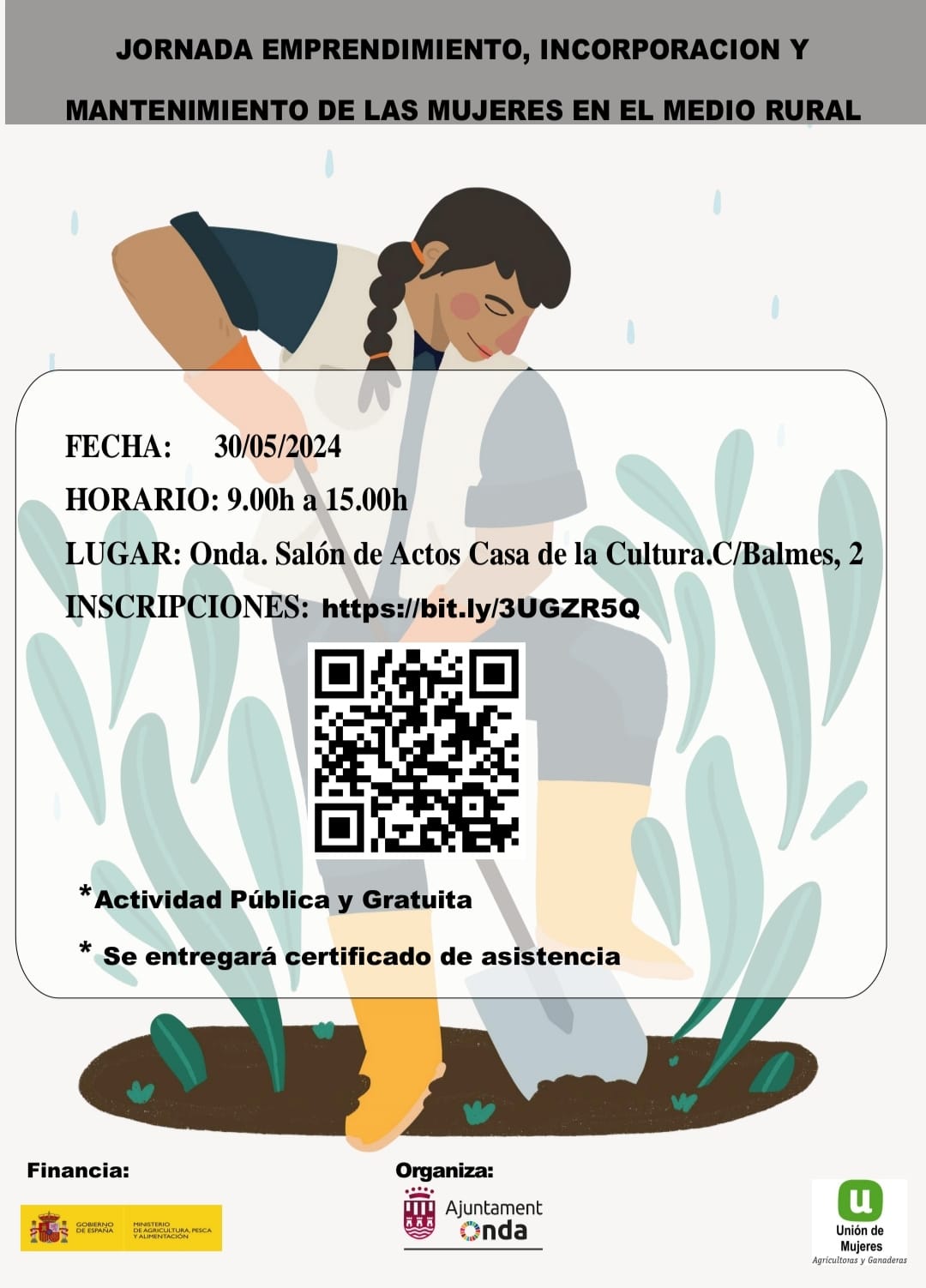 Emprendimiento, incorporaci�n y mantenimiento de las mujeres en el medio rural en Onda