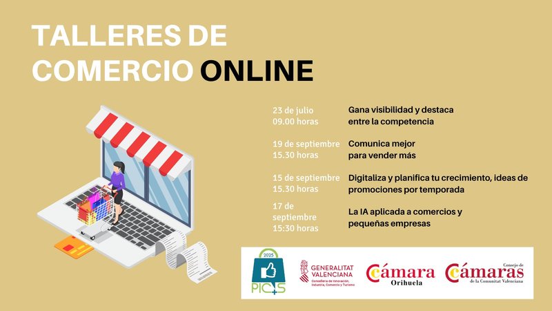 talleres camara de comercio orihuela
