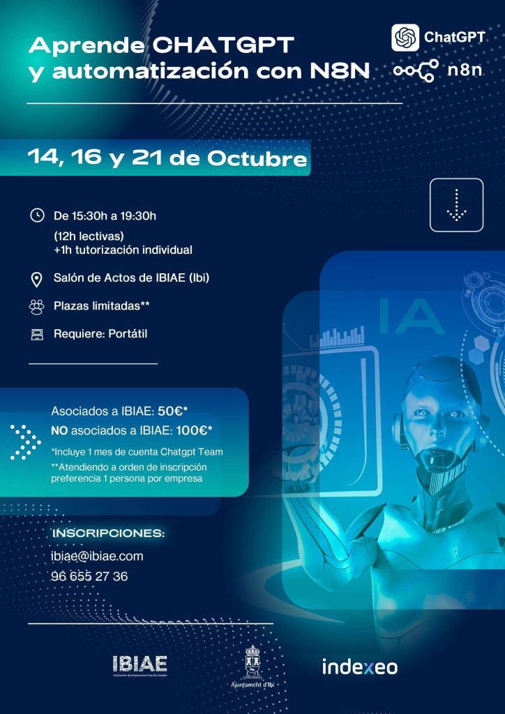 Curso especializado en inteligencia artificial aplicada al trabajo diario