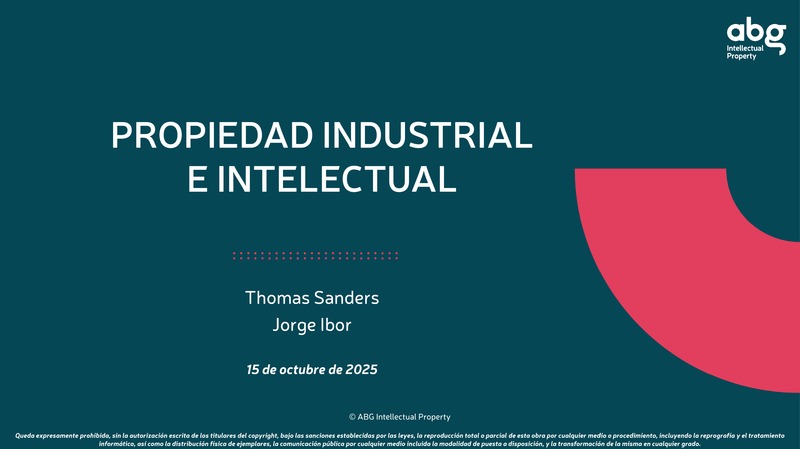 Propiedad industrial e intelectual (Portada)