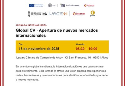 Jornada Global CV: Apertura de nuevos mercados internacionales