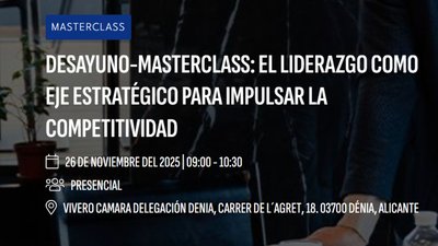 26 NOV Desayuno Masterclass: El liderazgo como eje estrat�gico para impulsar la competitividad