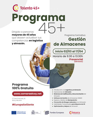 Programa +45: Gesti�n de almacenes