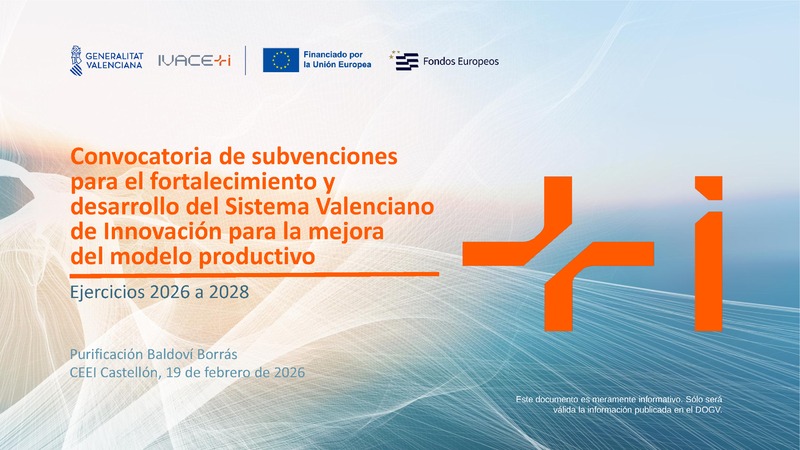 Convocatorias de ayudas de AVI (IVACE+i) 2026 (Portada)