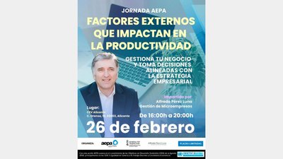 Jornada AEPA: Factores externos que afectan a la productividad