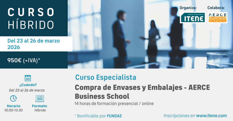 5� Edici�n � Curso de Compra de Envases y Embalajes � AERCE Business School