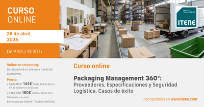 Curso online � Packaging Management 360�: Proveedores, Especificaciones y Seguridad Log�stica. Casos de �xito