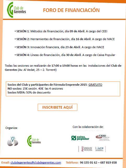 Foro de Financiaci�n