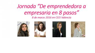 Cartel Jornada Empresarias 8 de marzo