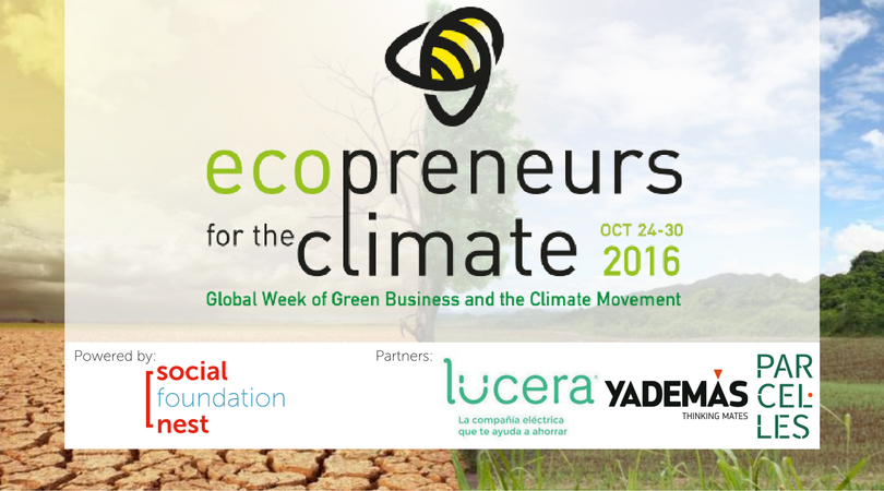 Ecopreneurs for the climate � #ECO4CLIM16