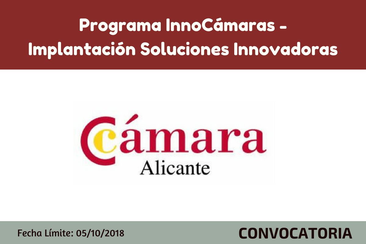 Programa InnoC�maras Soluciones Innovadoras