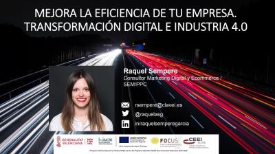Mejora la eficiencia de tu empresa. Transformaci�n digital e Industria 4.0