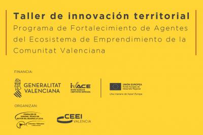 Taller Innovaci�n territorial, 8 de noviembre en Gandia