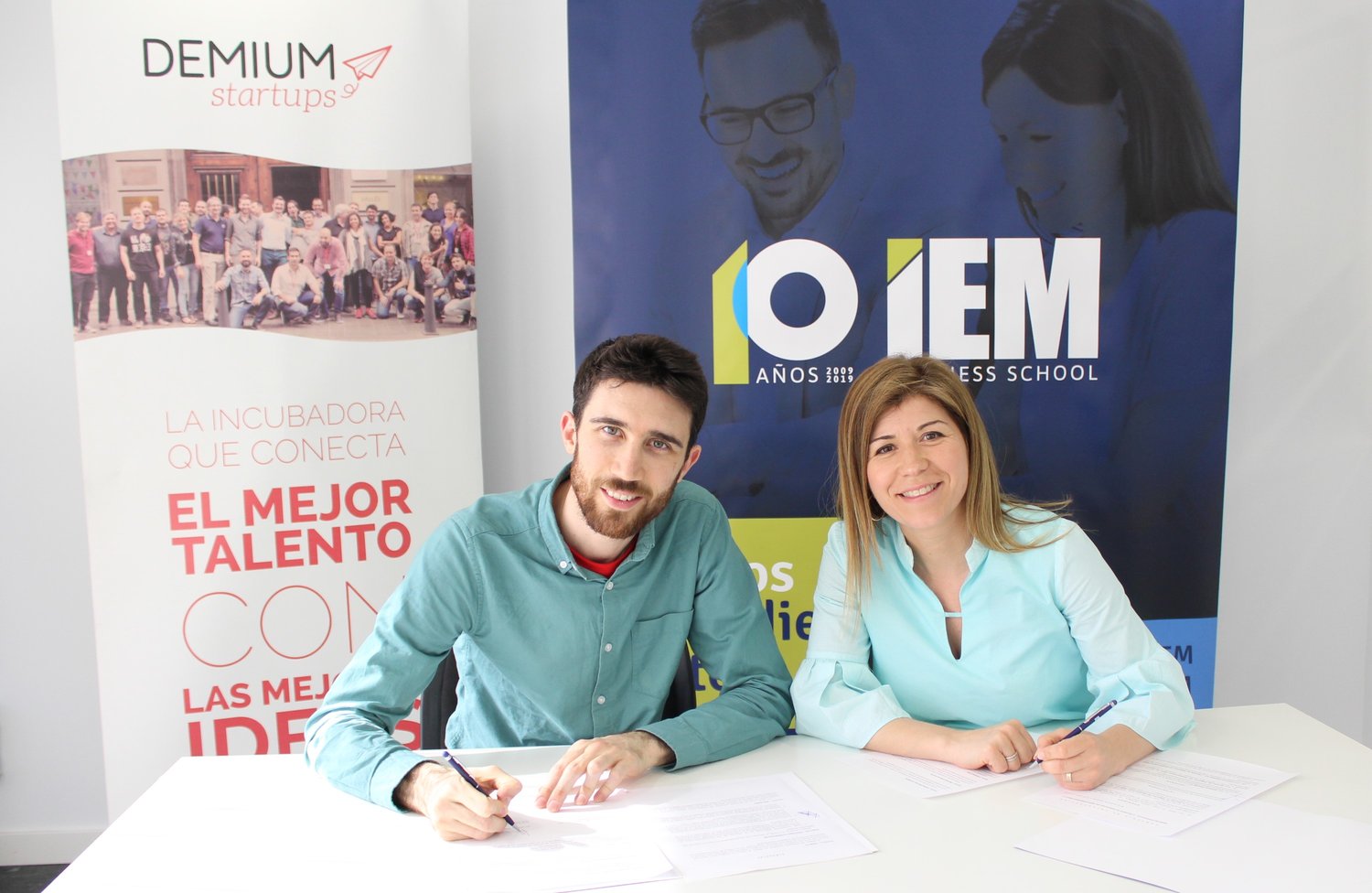 IEM Business School y Demium Startups firman un acuerdo para potenciar la formaci�n de los emprendedores