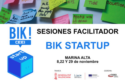 Sesi�n Facilitadores BIK STARTUP en Teulada-Moraira