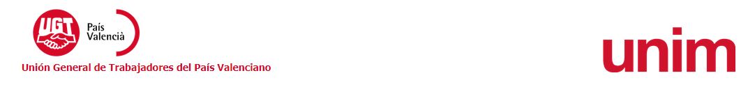 Uni� General de Treballadors del Pa�s Valenci� UGT