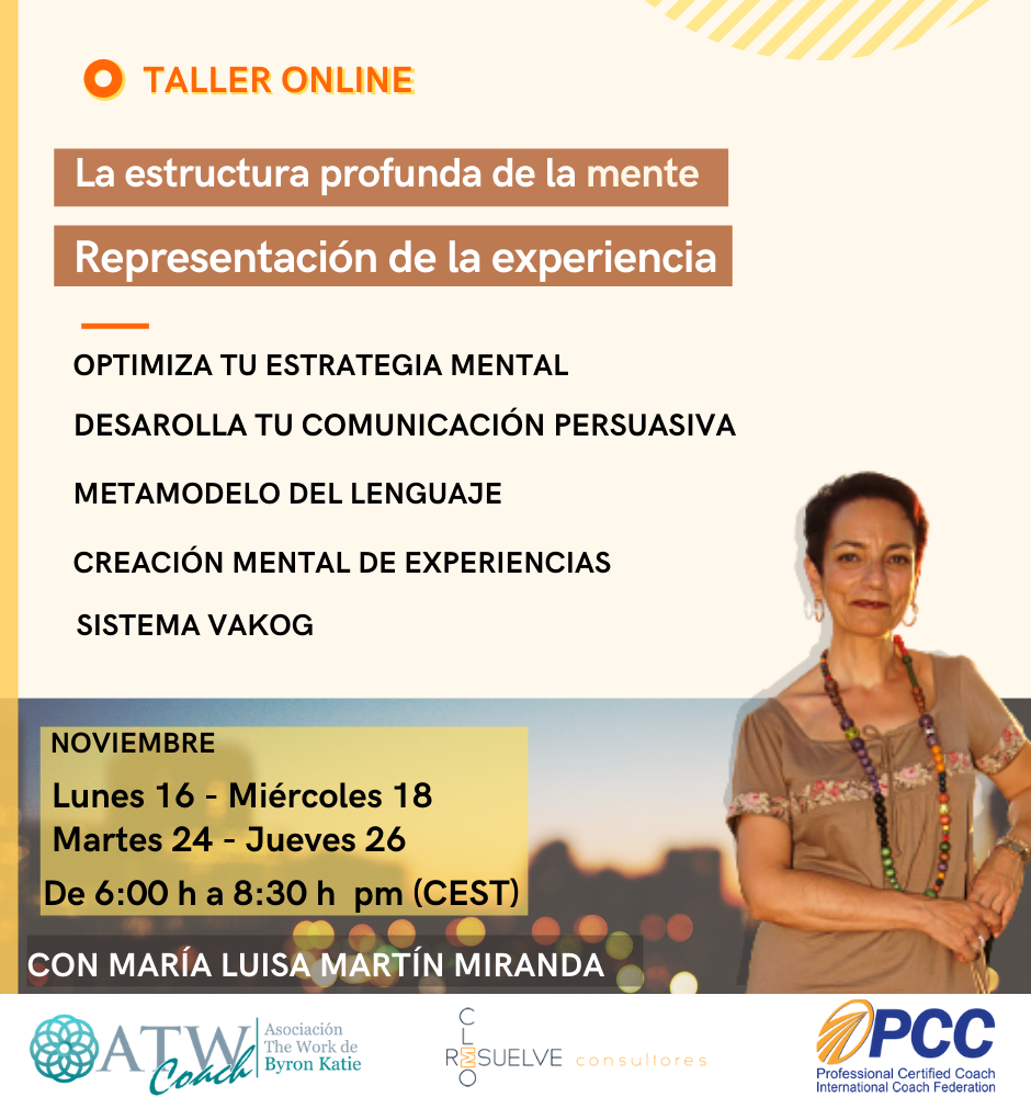 Taller Online: La estructura profunda de la mente. Representaci�n de la experiencia