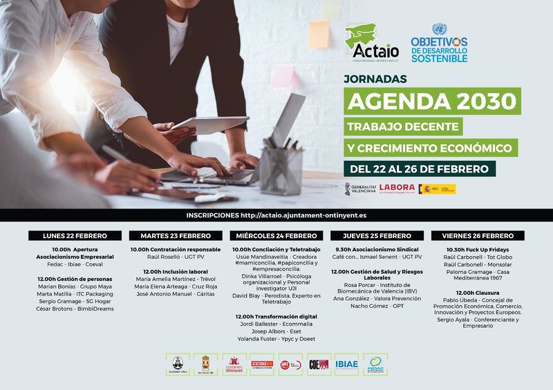 Jornadas Agenda 2030, Trabajo Decente y Crecimiento Econ�mico